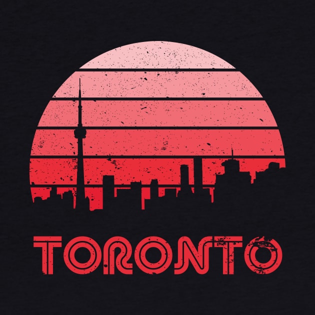 Retro Sunset Toronto by rojakdesigns
